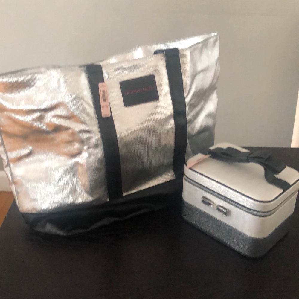 Victoria Secret bag and makeup case